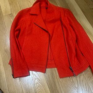 Tahari Vibrant Red Wool Blazer